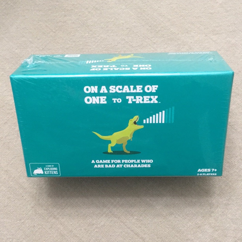 "On a Scale of One to T-Rex" Game (Ages 7+) New!